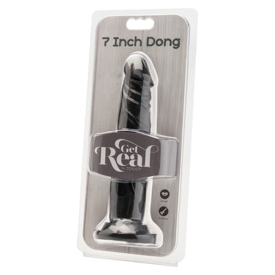 ToyJoy Get Real 7 Inch Dong Black-1
