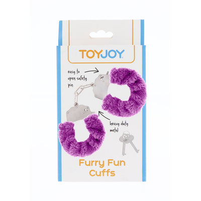 ToyJoy Furry Fun Wrist Cuffs Purple-1