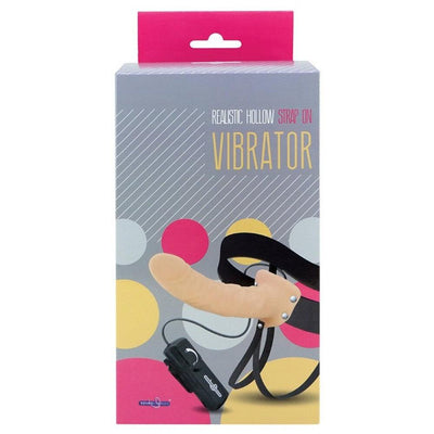 Realistic Hollow Strap On With Vibrator-1
