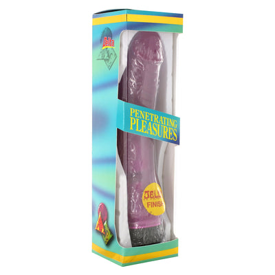 Jelly Penis 7 Inches Purple Vibrator-1