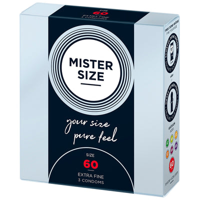 Mister Size 60mm Your Size Pure Feel Condoms 3 Pack-0