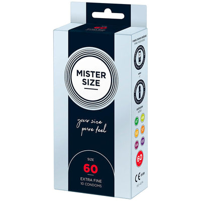 Mister Size 60mm Your Size Pure Feel Condoms 10 Pack-0