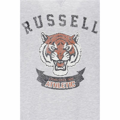 Herren Sweater ohne Kapuze Russell Athletic Honus Hellgrau