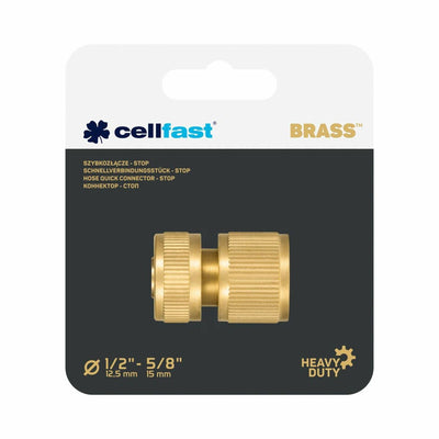 Schlauchanschluss Cellfast 15 mm Messing Schnell