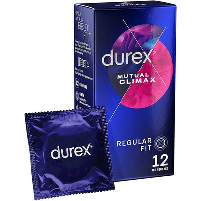 Durex Mutual Climax Regular Fit Condoms 12 Pack-0