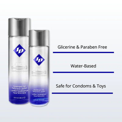 ID Free Hypoallergenic Waterbased Lubricant 30ml-1