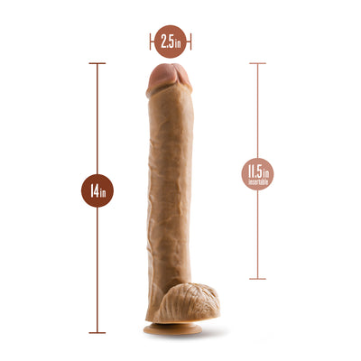 Dr. Skin Dr. Michael 14 Inch Dildo with Balls-1