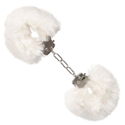 Ultra Fluffy Furry Cuffs White-0