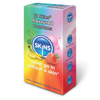 Skins Condoms Flavoured 12 Pack-0