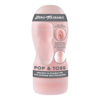 Zero Tolerance Pop And Toss Stroker Flesh Pink-0