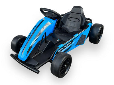 ROLLZONE drift Go-Kart, New Generation, powered with 24 volt (RZDK) - blue - tjoplaza.eu