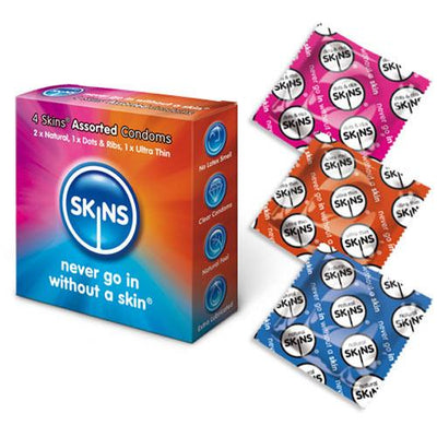 Skins Condoms Assorted 4 Pack-0