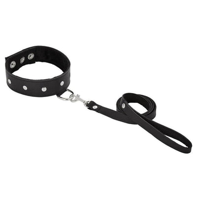 SportSheets Leather Leash And Collar-0